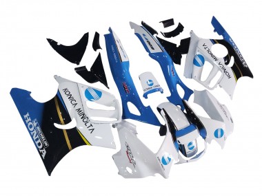 1997-1998 Honda CBR600 F3 Motorcycle Fairings - White Blue Glossy Black UK
