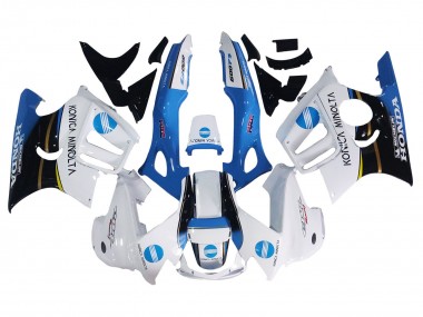 1997-1998 Honda CBR600 F3 Motorcycle Fairings - White Blue Glossy Black UK