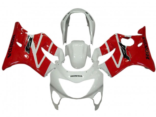 1999-2000 Honda CBR600 F4 Motorcycle Fairings - White Red UK