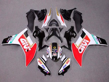 2011-2013 Honda CBR600F Motorcycle Fairings - White Red Gold Glossy Black Givi UK
