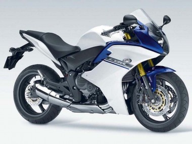 2011-2013 Honda CBR600F Motorcycle Fairings - White Blue UK
