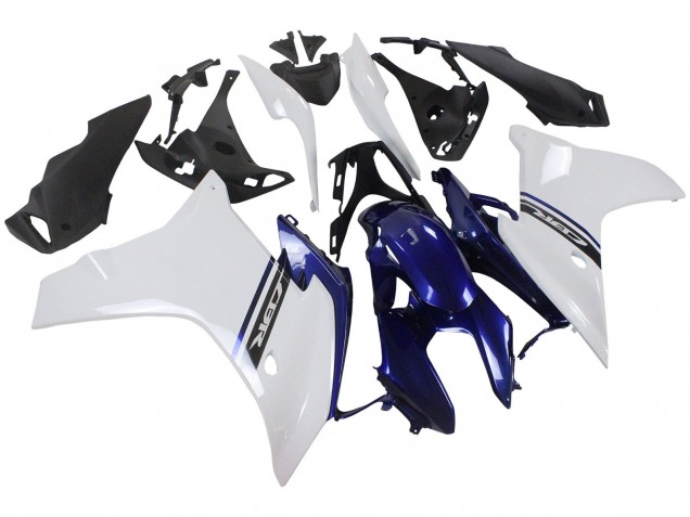 2011-2013 Honda CBR600F Motorcycle Fairings - White Blue UK