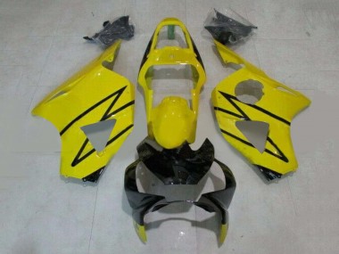 2002-2003 Honda CBR900RR 954 Motorcycle Fairings - Yellow Glossy Black UK