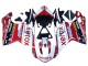 2007-2014 Ducati 848/1098/1198 Motorcycle Fairings - White Red Glossy Black Valsir Xerox UK