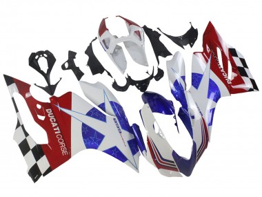 2011-2014 Ducati Panigale 899 Motorcycle Fairings - White Blue Red Black UK