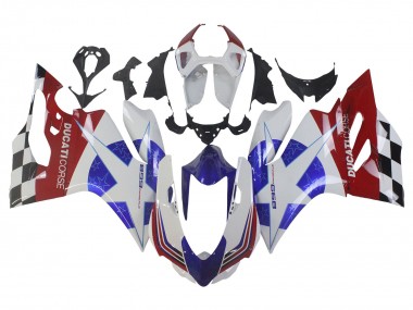 2011-2014 Ducati Panigale 899 Motorcycle Fairings - White Blue Red Black UK
