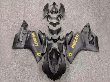 2011-2014 Ducati Panigale 899/1199 Motorcycle Fairings - Black Carbon Fiber Style UK