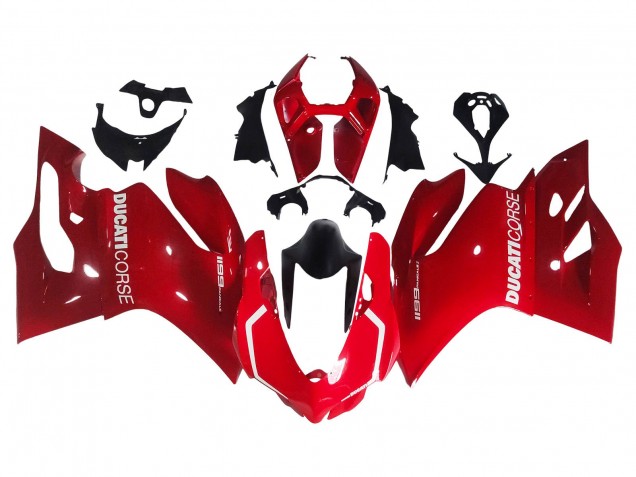 2011-2014 Ducati 1199 Motorcycle Fairing - Red UK
