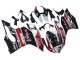 2011-2014 Ducati Panigale 899/1199 Motorcycle Fairings - White Red Glossy Black Aruba.it 7 UK