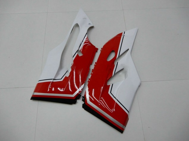 2011-2014 Ducati 1199 Motorcycle Fairings - White Red Matte Black UK