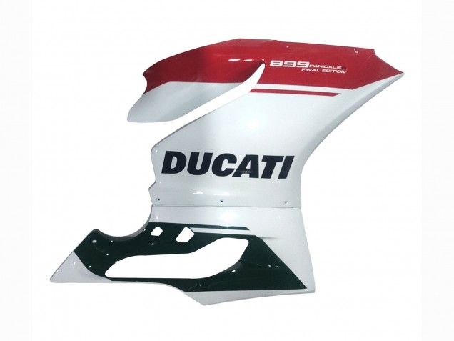 2011-2014 Ducati Panigale 899 Motorcycle Fairings - White Red Glossy Black UK