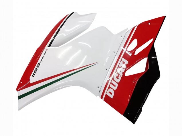 2011-2014 Ducati 1199 Motorcycle Fairings - White Red Green Glossy Black UK