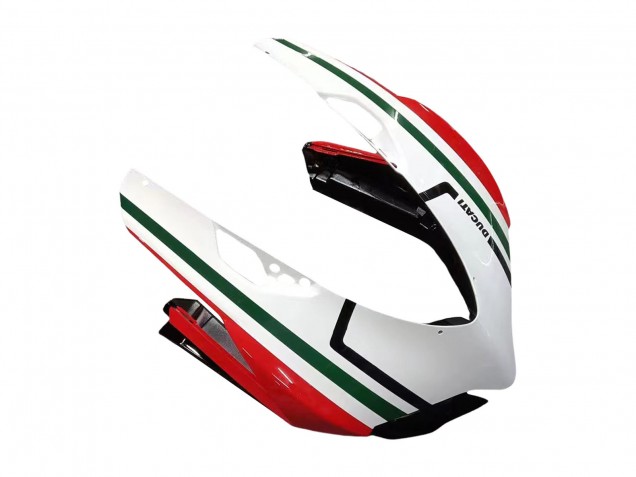 2011-2014 Ducati 1199 Motorcycle Fairings - White Red Green Glossy Black UK