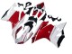 2011-2014 Ducati 1199 Motorcycle Fairings - White Red Glossy Black UK