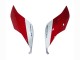 2011-2014 Ducati 1199 Motorcycle Fairings - White Red Glossy Black UK