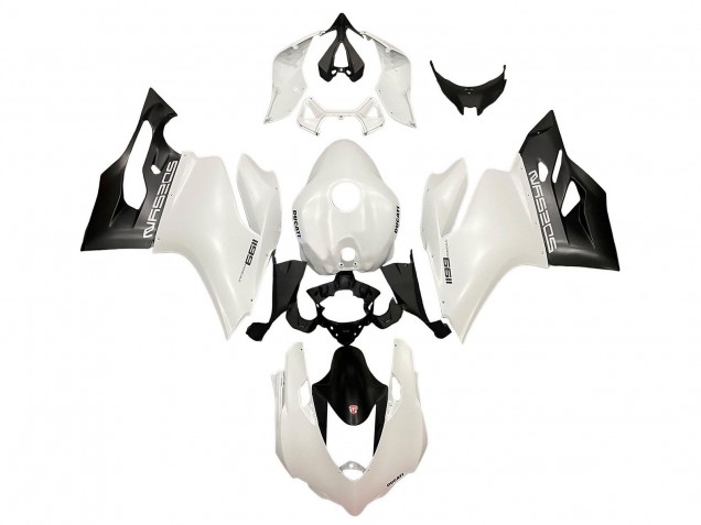 2011-2014 Ducati Panigale 899/1199 Motorcycle Fairings - White Black UK