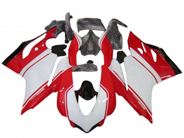 2015-2020 Ducati 959 Motorcycle Fairing Kits - White Red Glossy Black UK