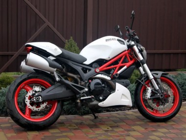 2008-2012 Ducati Monster 696 796 1100 1100S Motorcycle Fairings - White UK