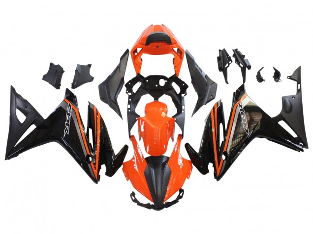2016-2018 Honda CBR500R Motorcycle Fairings - Orange Glossy Black Matte Black UK
