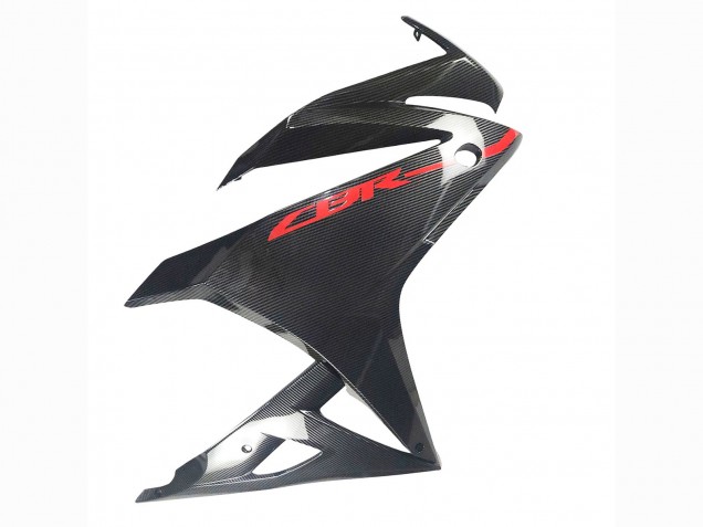 2016-2018 Honda CBR500R Motorcycle Fairings - Black Carbon Fiber Red UK