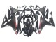 2016-2018 Honda CBR500R Motorcycle Fairings - Black Carbon Fiber Red UK