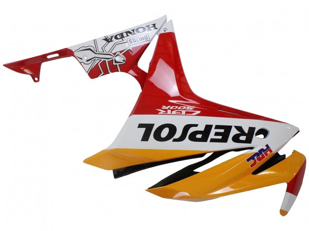 2016-2018 Honda CBR500R Motorcycle Fairings - Yellow White Red Repsol HRC UK