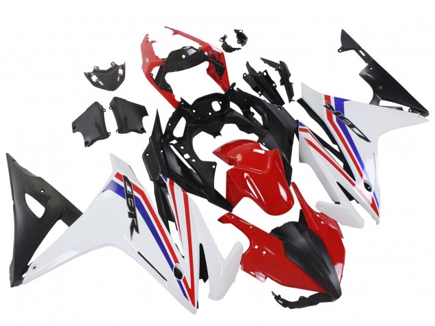 2016-2018 Honda CBR500R Motorcycle Fairings - White Red Blue Matte Black UK