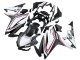 2016-2018 Honda CBR500R Motorcycle Fairings - White Red Matte Black UK