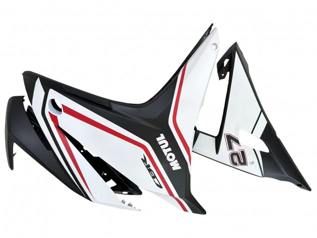 2016-2018 Honda CBR500R Motorcycle Fairings - White Red Matte Black UK
