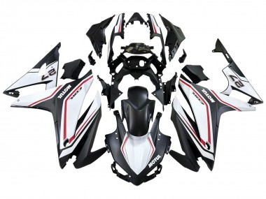 2016-2018 Honda CBR500R Motorcycle Fairings - White Red Matte Black UK