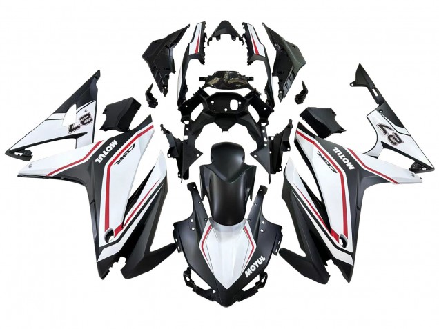 2016-2018 Honda CBR500R Motorcycle Fairings - White Red Matte Black UK