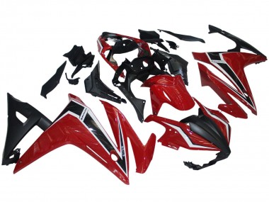 2016-2018 Honda CBR500R Motorcycle Fairings - Red White Matte Black UK