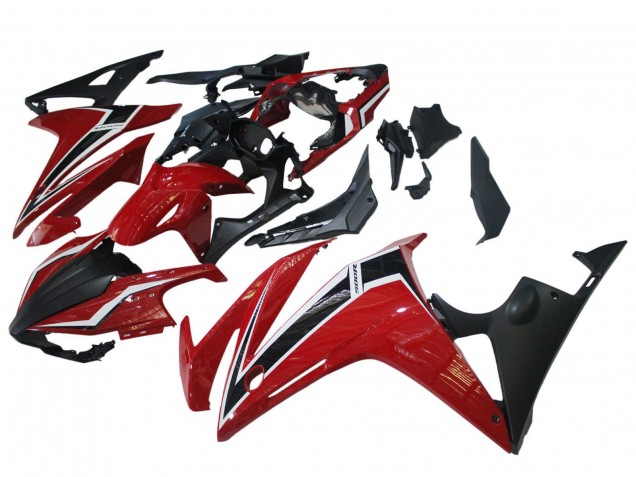 2016-2018 Honda CBR500R Motorcycle Fairings - Red White Matte Black UK