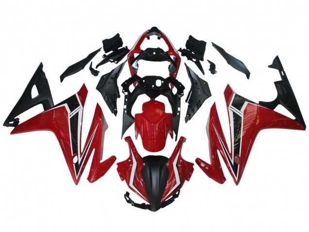 2016-2018 Honda CBR500R Motorcycle Fairings - Red White Matte Black UK