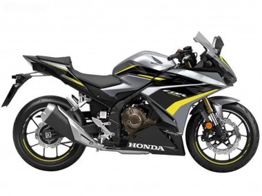 2022-2023 Honda CBR500R Motorcycle Fairings - Silver Yellow Glossy Black UK