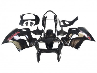 1998-2001 Honda VFR 800 Motorcycle Fairings - Glossy Black Red Decal UK