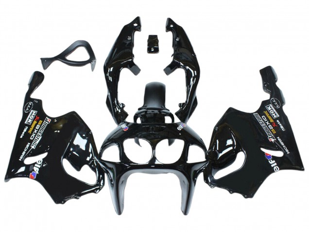 1996-2003 Kawasaki ZX7R Motorcycle Fairings - Glossy Black Elf UK