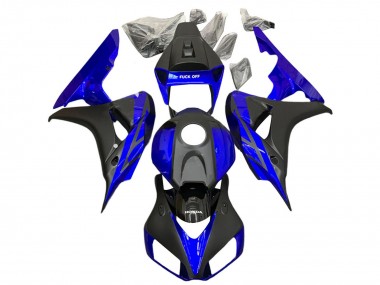 2006-2007 Honda CBR1000RR Motorcycle Fairings - Blue Matte Black UK