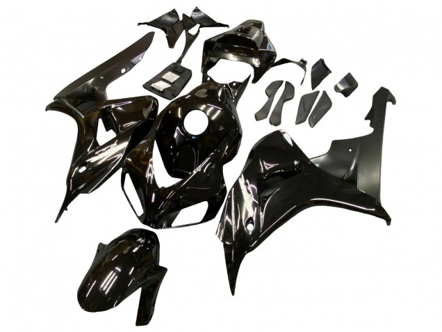 2006-2007 Honda CBR1000RR Motorcycle Fairings - Glossy Black Matte Black UK