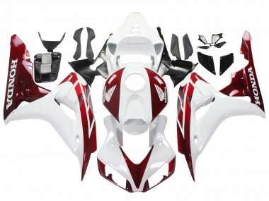2006-2007 Honda CBR1000RR Motorcycle Fairings - White Red UK