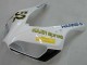 2006-2007 Honda CBR1000RR Motorcycle Fairings - White Green Glossy Black Hannspree 52 UK