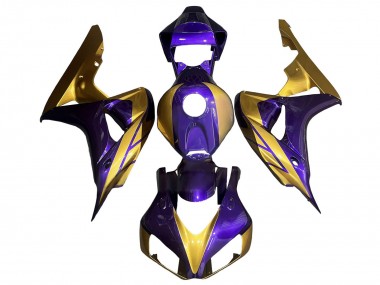2006-2007 Honda CBR1000RR Motorcycle Fairings - Gold Purple UK