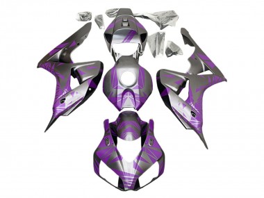 2006-2007 Honda CBR1000RR Motorcycle Fairings - Silver Light Purple UK