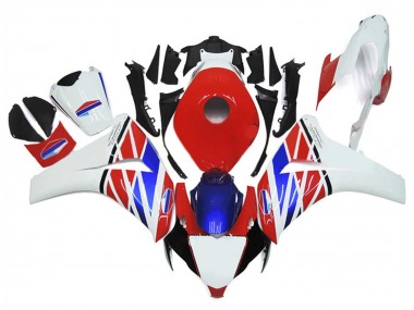 2006-2007 Honda CBR1000RR Motorcycle Fairings - White Red Blue UK