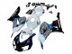 2006-2007 Honda CBR1000RR Motorcycle Fairing - White Blue Glossy Black UK