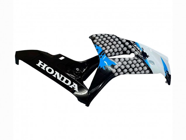 2006-2007 Honda CBR1000RR Motorcycle Fairing - White Blue Glossy Black UK