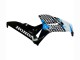 2006-2007 Honda CBR1000RR Motorcycle Fairing - White Blue Glossy Black UK