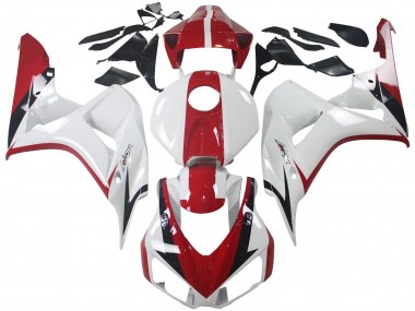 2006-2007 Honda CBR1000RR Motorcycle Fairing Kits - White Red Glossy Black UK