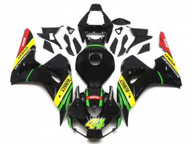 2006-2007 Honda CBR1000RR Motorcycle Fairings - Glossy Black Yellow Green Red Motul 44 UK