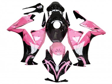 2012-2016 Honda CBR1000RR Motorcycle Fairings - Pink Glossy Black UK
